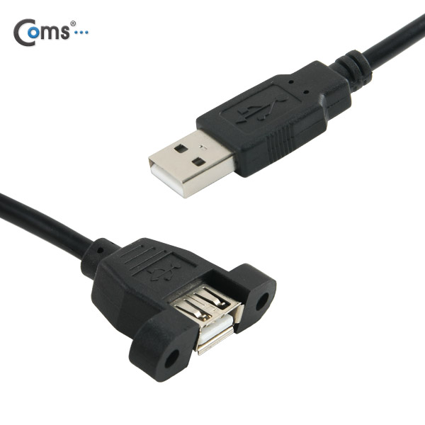 Coms USB 포트, 30cm/MF형/판넬형/브라켓 연결용, Black
