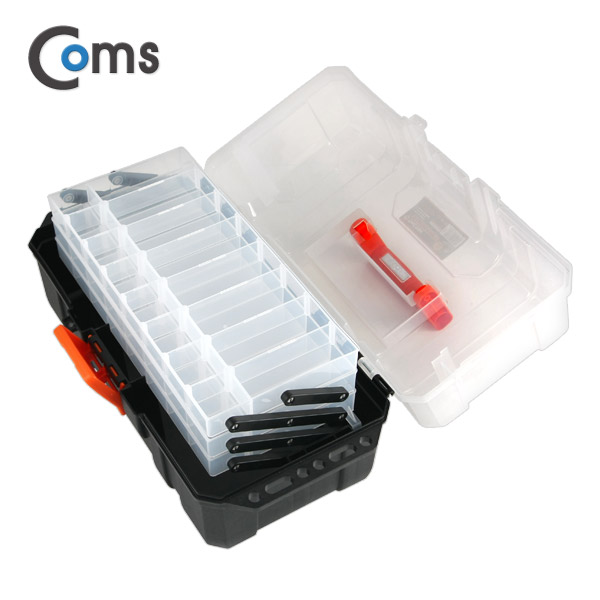 Coms 공구함(TACTIX) #320311- 4단 / 17.5인치 멀티공구함