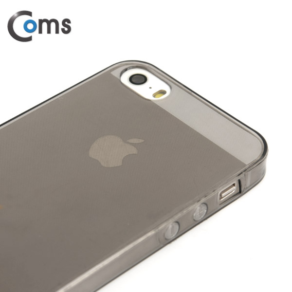 Coms 스마트폰 케이스(흑투명), iOS Phone 5