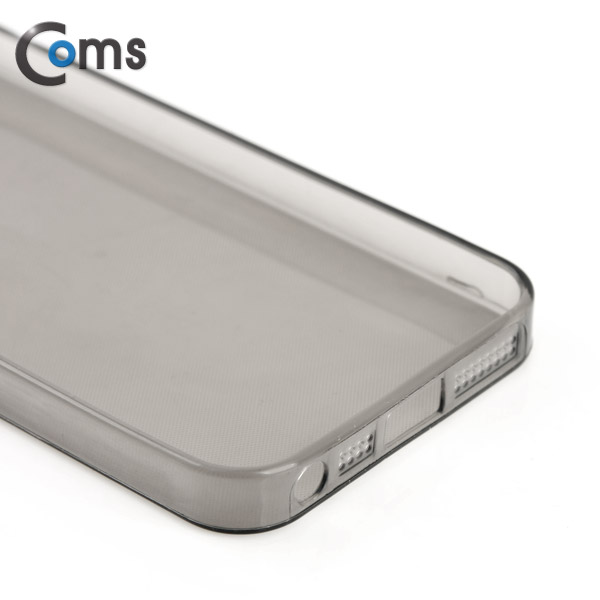 Coms 스마트폰 케이스(흑투명), iOS Phone 5
