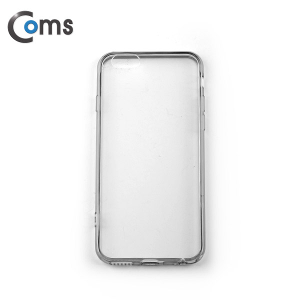 Coms 스마트폰 케이스(흑투명 테두리), iOS Phone 6 (4.7형)