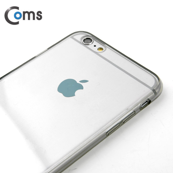 Coms 스마트폰 케이스(흑투명 테두리), iOS Phone 6 (5.5형)