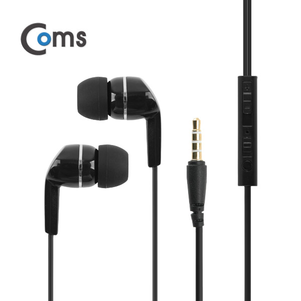 Coms 이어폰(X-521) Black
