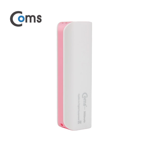 Coms 보조 배터리 / 비상 충전기(3000mAh) Pink