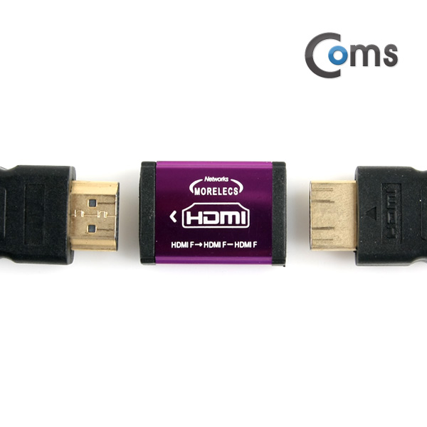 Coms HDMI 젠더(연결 F/F, 일체형) Metal