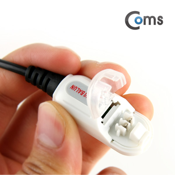 Coms BNC 리피터(Balun), CCTV신호연장/HDCVI, 터미널2P 타입/Long