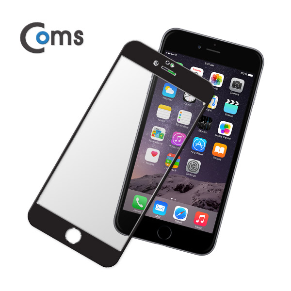 Coms 스마트폰 보호필름(iOS 스마트폰 6) Black