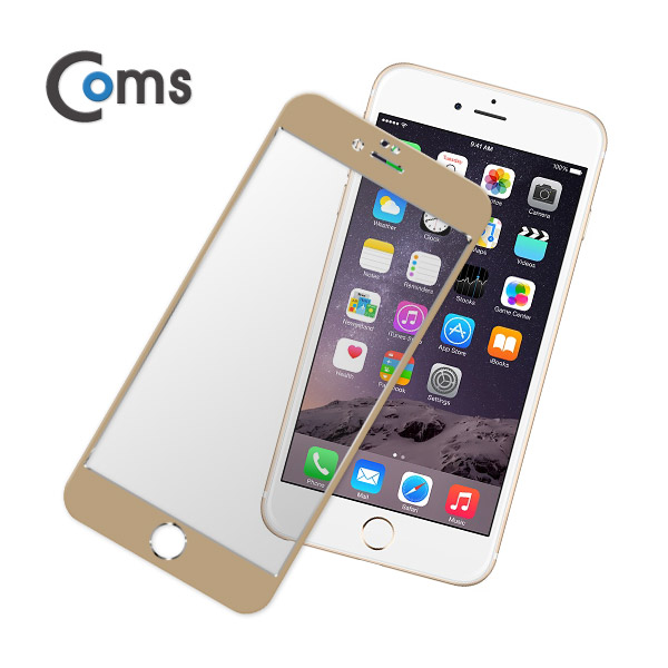 Coms 스마트폰 보호필름(iOS 스마트폰 6) Gold