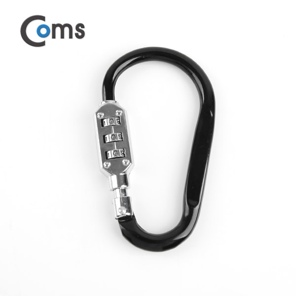 Coms 카라비너(D형/스틸), Number Lock (11cm)