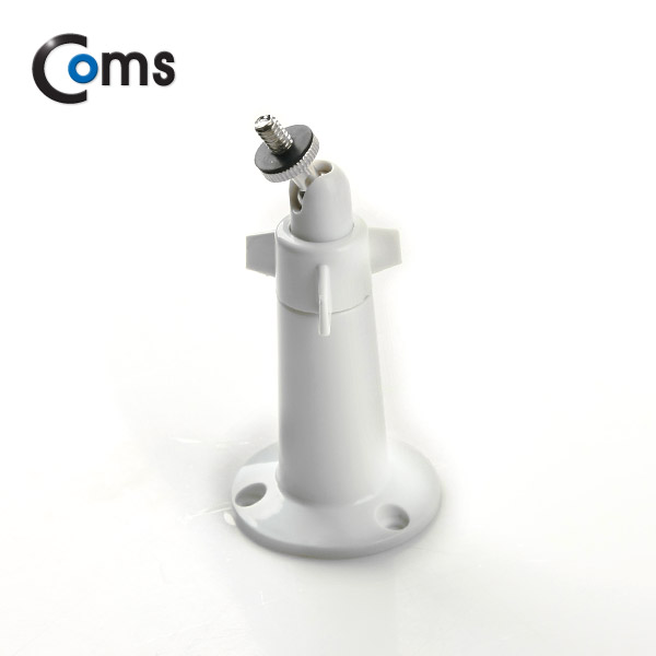 Coms CCTV용 거치대(White), 1관절, 12cm/Plastic