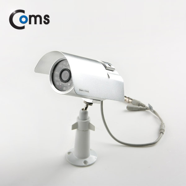 Coms CCTV용 거치대(White), 1관절, 12cm/Plastic