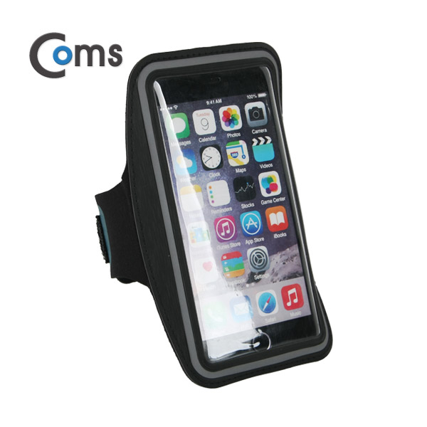Coms 스마트폰 암밴드 iOS 스마트폰 6 Plus/Black