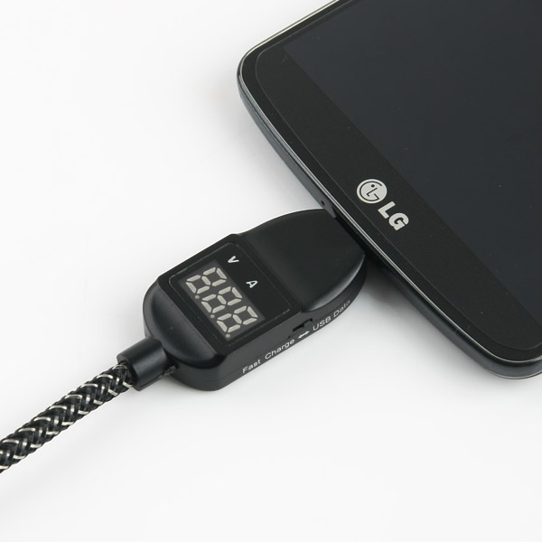 Coms USB 테스터 케이블(전류/전압 측정) 20cm, Micro 5P