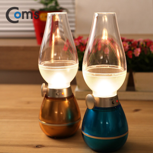 Coms USB 램프(호롱불), Blue