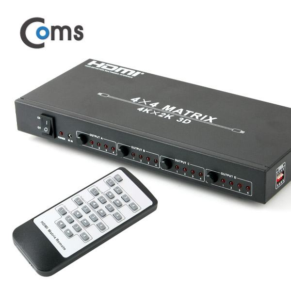 Coms HDMI (4:4) 메트릭스 스위치 , (4k*2k), 3D, HDCP 지원