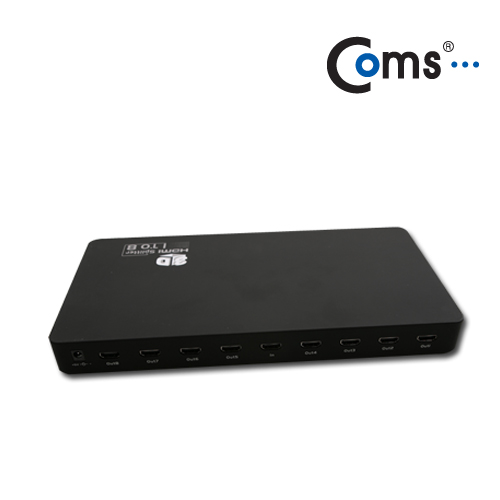 Coms HDMI 분배기 - 8:1 제품/ 영상 동시 출력/ HDMI 1.3 규격 지원