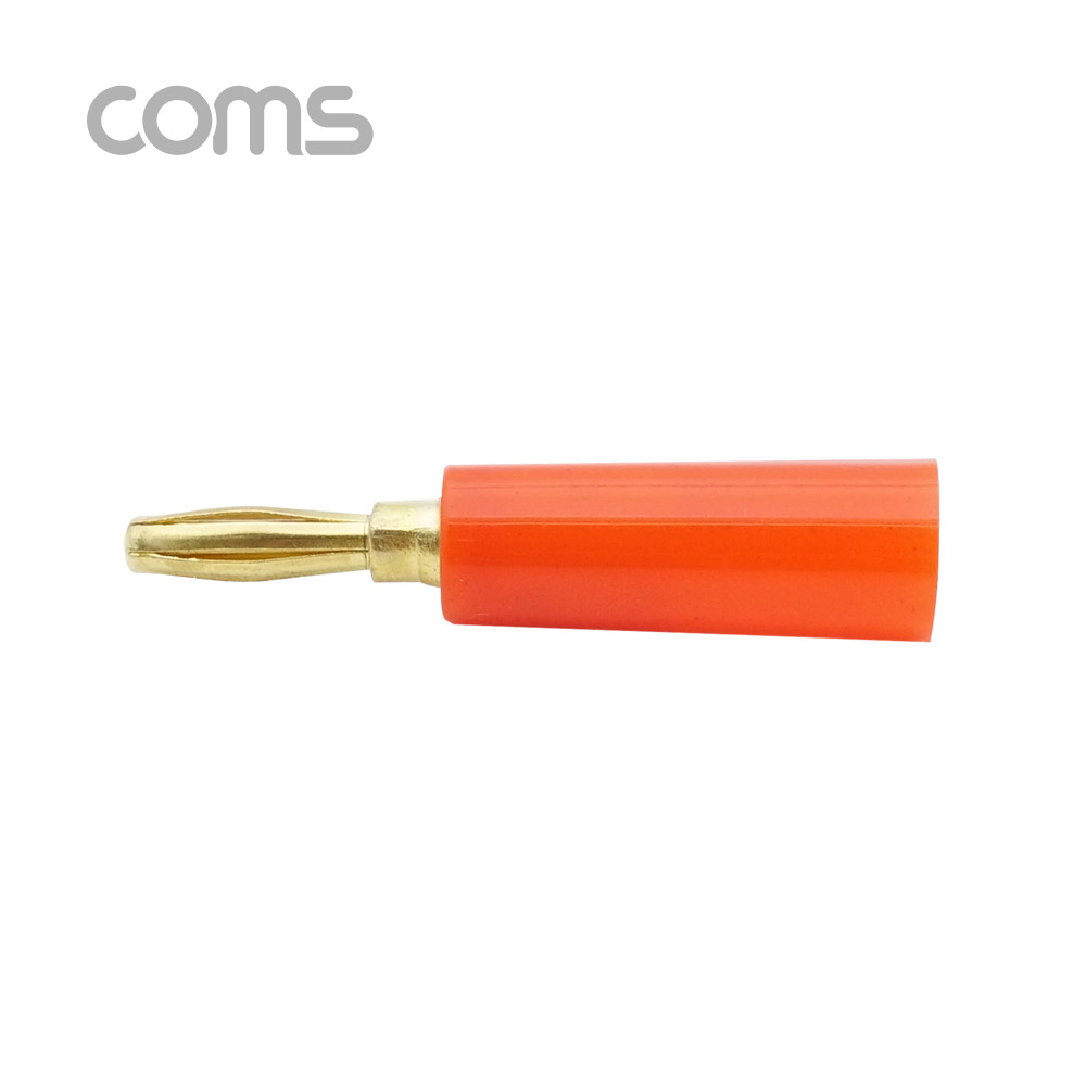 Coms RCA 바나나 플러그 일반형 -적색-