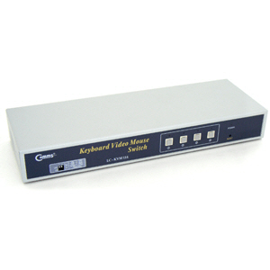 Coms KVM Switch 4:1 (국내산/허브랙 설치가능)