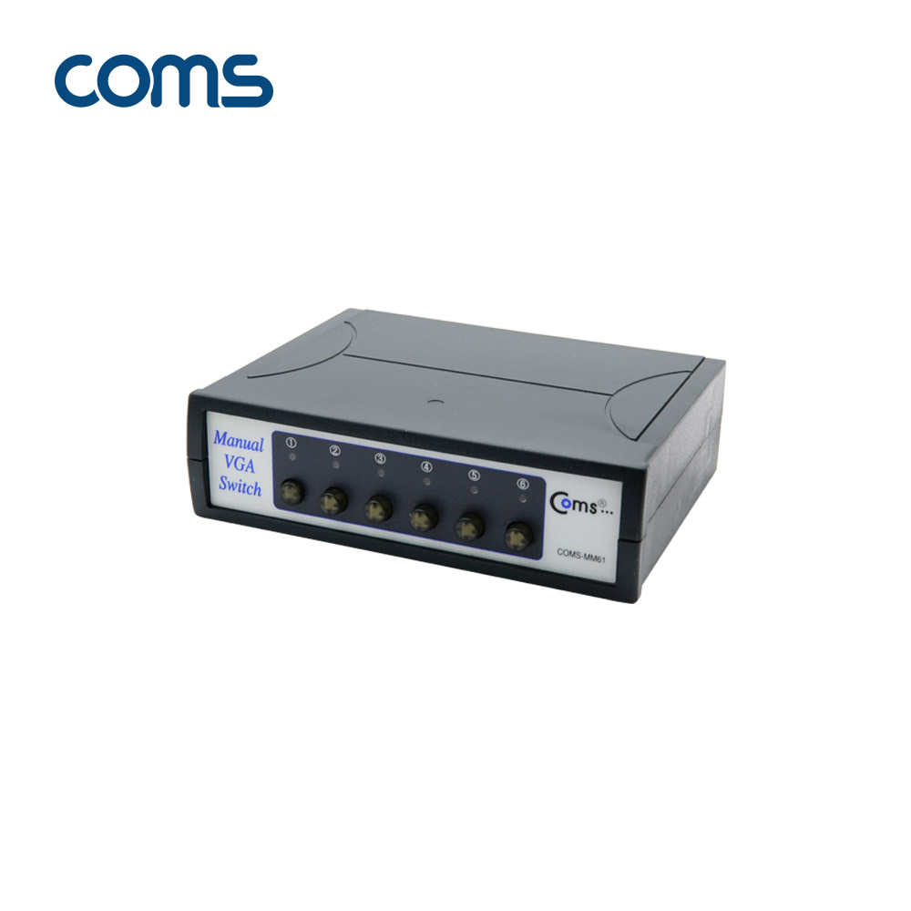 Coms 모니터 수동 선택기 6:1