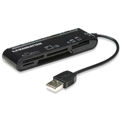 Manhattan USB2.0 멀티 카드리더기 - 80 in 1