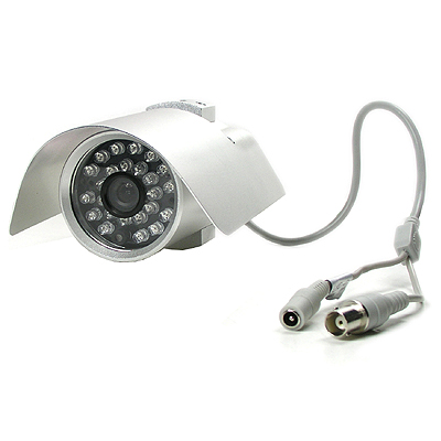 Coms CCTV IR 방수형 카메라 - 24LED/ SONY CCD