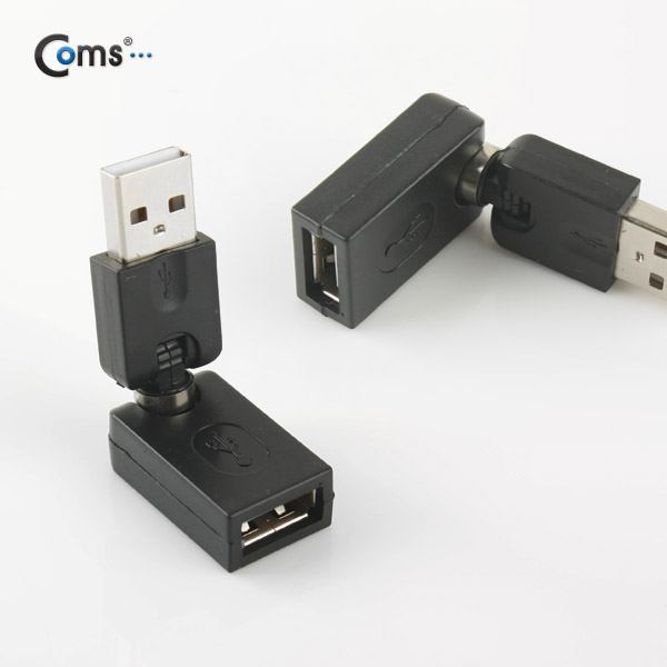 Coms USB 젠더- 연장(M/F)/상하 180도/좌우 90도 꺾임형(꺽임)