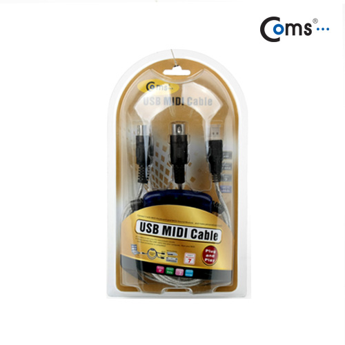 Coms USB 미디 케이블(USB to Din5 Male)