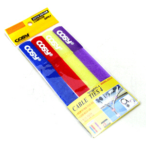 벨크로 케이블 타이[4색]