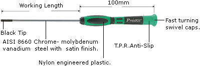 Prokit 정밀 드라이버 (=1SD038E)