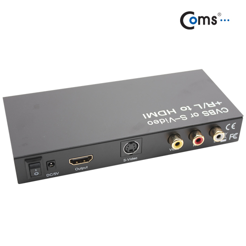 Coms HDMI 컨버터(비디오, S비디오 & 오디오 ->HDMI)