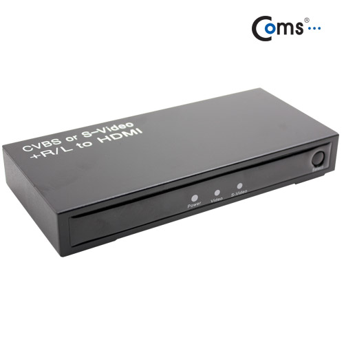 Coms HDMI 컨버터(비디오, S비디오 & 오디오 ->HDMI)