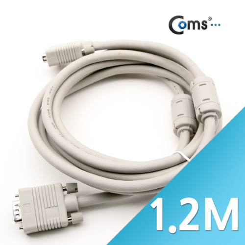 Coms 고급형 모니터 RGB 케이블 1.2M -M/M 타입