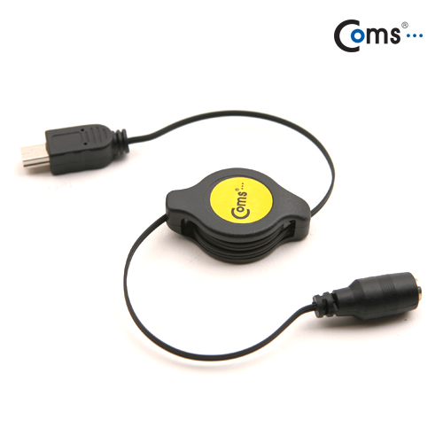 Coms USB 전원 케이블(자동감김), 70cm