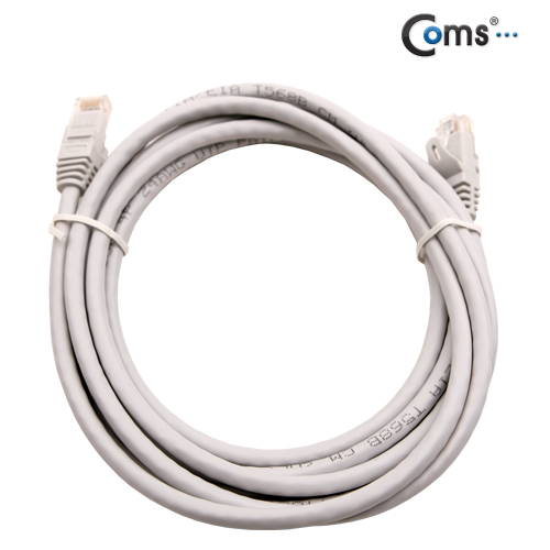 Coms UTP CAT5e 랜케이블(Direct) Grey, 고급포장 5M/LAN