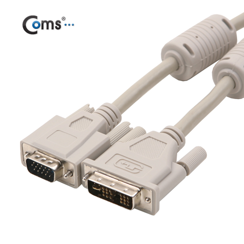 Coms DVI 싱글 케이블(RGB변환) 2M DVI-001