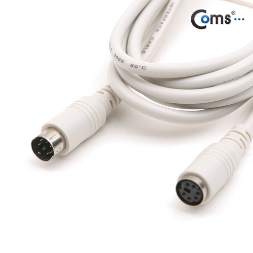 Coms PS2 연장 케이블 5M (키보드/마우스 공용)-고급포장