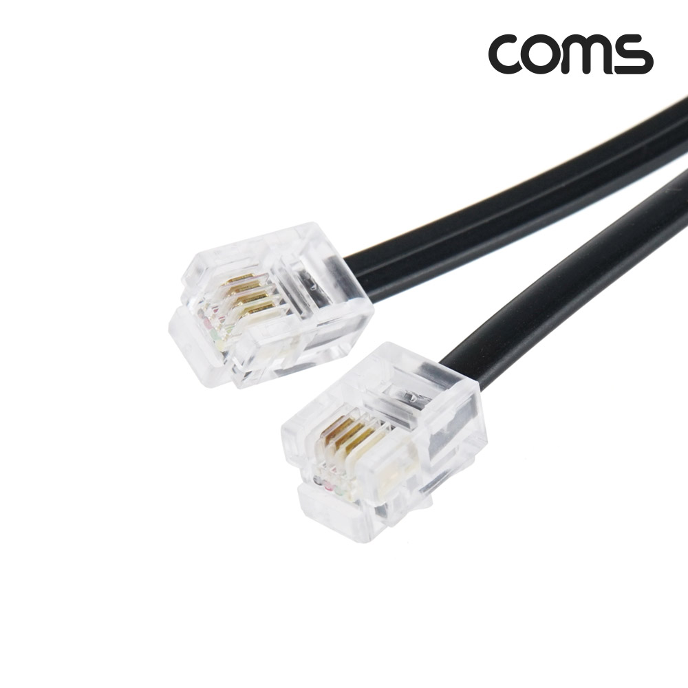 Coms 전화선 케이블(M/M) 5M - 고급포장