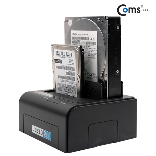 Coms USB 도킹 홀더(USB 3.0/SATA 2Port)