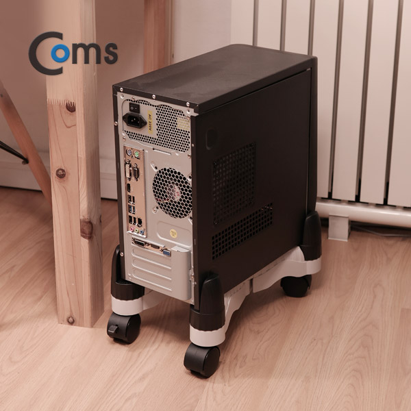 Coms 스탠드(데스크탑 PC / 이동형)/받침대/회전형/거치대
