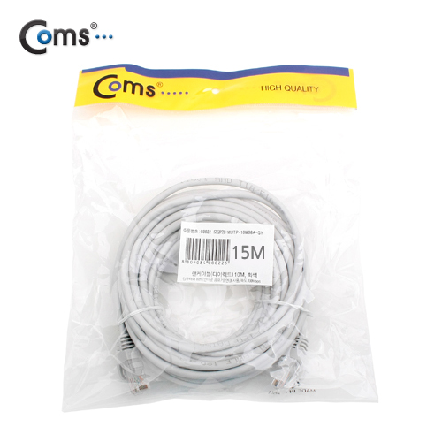Coms 실속형 UTP CAT6 기가 랜 케이블 Direct 15M / LAN