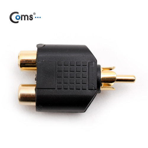 Coms RCA 젠더 Y형(M/Fx2)