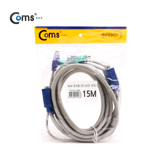 Coms KVM 케이블(연장/VGA) 15M