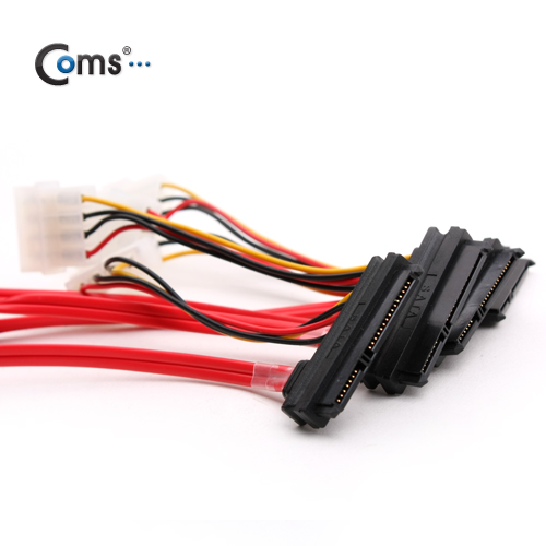 Coms SAS 변환 케이블 1m, SFF-8087변환(Mini SAS/SATA)