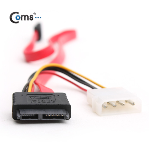 Coms Slimline SATA/SATA 케이블, 50cm/노트북 ODD 변환 ★전원2P