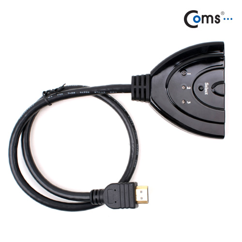 Coms HDMI 선택기 (HSW301D), 케이블형 3:1