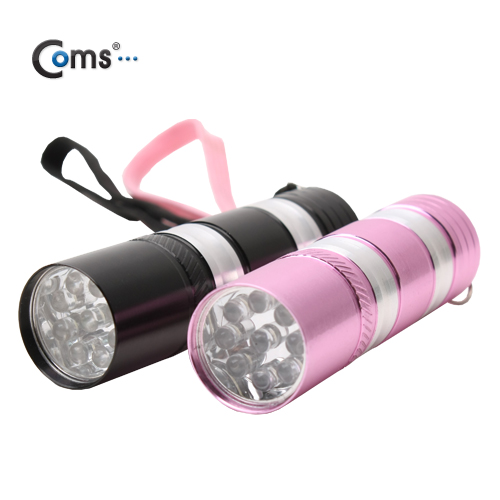 Coms 램프 (LED 손전등/9LED형), 블랙