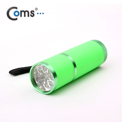 Coms 램프 (LED 손전등/9LED형), 초록