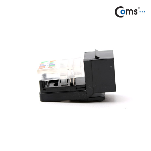 Coms 키스톤잭- CAT5e, Tooless, 검정