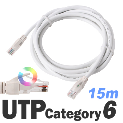DA-UTP14P1G 15m 다모일 고급형 UTP케이블 단심 기가인터넷 랜선