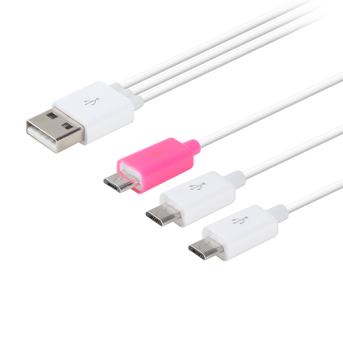 DA-SMART3IN1 (930) 30cm 휴대폰 멀티충전케이블 차량용충전케이블 